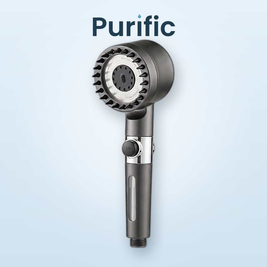 Soffione Doccia Filtrante Purific — 5 Filtri Inclusi
